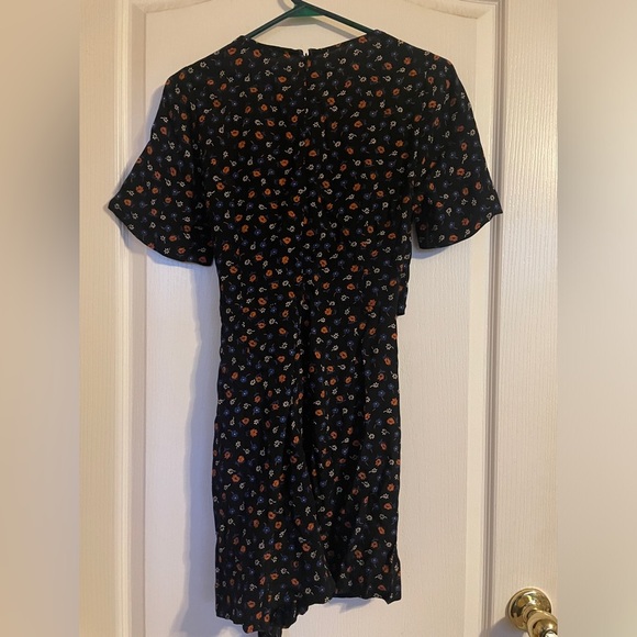 NWT Madewell Short Sleeve Wrap-Front Romper Prairie Posies 0 Travel‎ Vacation - Picture 4 of 8
